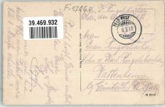 57260 Dieuze Duß 1917 - Kirche Fabrik Feldpost