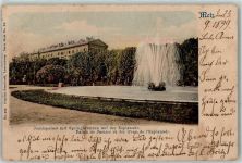 57000 Metz 1899 - Justizpalast mit Springbrunnen auf der Esplanade