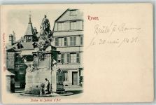 76000 Rouen - Statue de Jeanne d`Arc