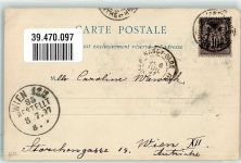54000 Nancy 1897 - La Place Stanislas Denkmal Platz Kirche Tor