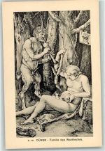 Familie des Waldteufels Dürer, A. Künstlerkarte