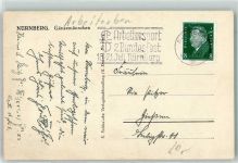 90402 W8500 Nürnberg - Werbestempel Arbeitersport 2. Bundesfest