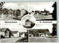 07422 O6821 Dittrichshütte - Ludwig Jahn-Straße Braunsdorf Windmühle