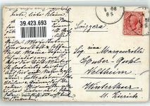 Johannes und das Lamm Murillo, B. E. 1908 Künstlerkarte