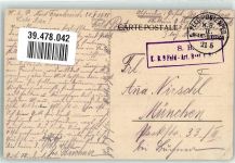 80200 Peronne 1915 - Marktplatz Denkmal