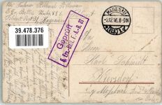 67500 Haguenau Hagenau 1916 Gebrauchsspuren