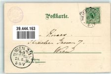 69115 W6900 Heidelberg , Neckar 1899 Lithographie Schlosshof