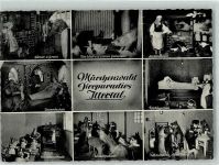 W3546 fIttertal Märchenwald Hänsel und Gretel Schneewittchen Rotkäppchen Waldhochzeit Märchen Foto AK