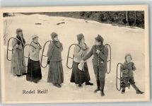 Rodel Heil Frauen Kind B.K.W.I. Nr.308-2 Schlitten