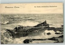 24235 W2304 Laboe 1913 - Zerschelltes Fischerboot