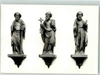 10115 W1000 Lübars - Ev. Kirche Berlin Nachbildung der Apostelfiguren Paulus Petrus Thaddäus