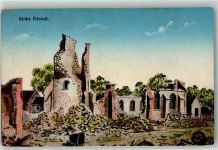 80300 Fricourt 1917 - Kirche Ruine Zerstörung Feldpost