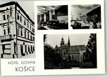 Kosice Kaschau Gebrauchsspuren Hotel Slovan Kirche