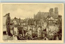 51100 Reims - Blick auf Deutsche Zerstörung