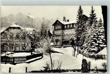 98716 O6303 Elgersburg Winter Eisenbahn-Erholungsheim im Winter