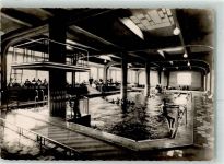 88800 Vittel Foto AK La Pscine Schwimmbad Bademode Sprungturm