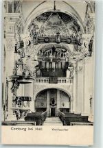 74523 W7170 Comburg 1910 - Kronleuchter im Benediktiner-Stift