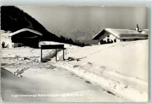83242 W8216 Reit im Winkl 1958 Winter Jugendherberge Nattersbergalm