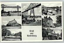 24768 W2370 Rendsburg - Hochbrücke Schwebefähre Nordmarkhalle Martinshaus