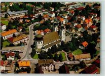 88161 W8998 Lindenberg i. Allgäu - Fliegeraufnahme Kirche St. Peter und Paul