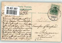 56370 W5429 Biebrich 1907 - Landungsstelle der Dampfer