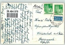 83486 W8243 Ramsau b. Berchtesgaden - Gasthaus Zipfhäusl Notopfermarke Berlin