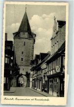 38350 W3330 Helmstedt - Hausmannsturm mit Neumärkerstraße