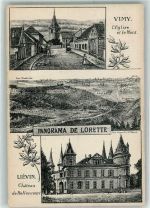 62800 Lievin - l`Eglise et le Mont Vimy Chateau de Rollencourt