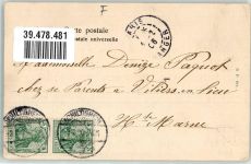 Elsässer Tracht Trachten Frankreich 1906