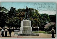57000 Metz 1909 - Marschall Ney Denkmal Mann Frau Hut