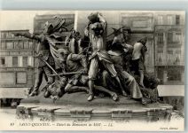 02100 Saint-Quentin Gebrauchsspuren Detail du Monument de 1557