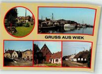 18556 O2362 Wiek - Friedensplatz Hafen Bootswerft Kirche Scan verzogen