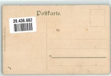 sign.Ad.J. Strafe für böse Weiber Hausdrache Strafe Lithographie / Künstlerkarte