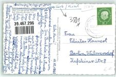 34329 W3501 Sensenstein , Kr Kassel - Kreisjugendheim Sensenstein Garten Speisesaal