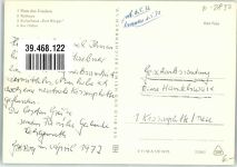 19258 O2830 Boizenburg Foto AK Platz des Friedens Rathaus Kulturhaus Kurt Bürger Hafen