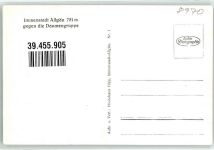 87509 W8970 Immenstadt i. Allgäu Foto AK gegen die Daumengruppe Alpenpanorama