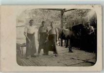 Hufschmied Pferd Schmied Privatfoto AK