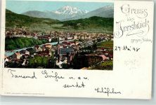 6020 Innsbruck 1898 Lithographie Kirche