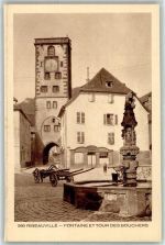 68150 Ribeauville Rappoltsweiler - Fontaine Tour des Bouchers