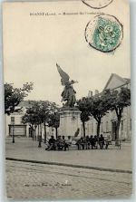 42300 Roanne Gebrauchsspuren Monument des Combattants