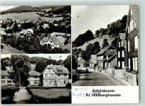 98666 O6114 Schönbrunn b Hildburghausen - OT. Schönau Erholungheim Hütte Neustädter Straße