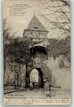 08210 Mouzon 1919 Gebrauchsspuren la Porte la Statue de Notre Dame