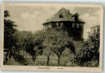 06449 O4320 Aschersleben , Sachs-Anh 1915 Gebrauchsspuren Rundteil Feldpost WK I