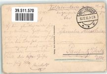 06449 O4320 Aschersleben , Sachs-Anh 1915 Gebrauchsspuren Rundteil Feldpost WK I