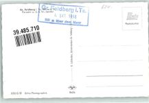 61389 W6384 Feldberg , Taunus - Fernmeldeturm UKW Sender
