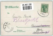 10115 W1000 Steglitz 1908 Künstlerkarte Grunewald amSchlachtensee
