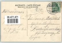 68100 Mulhouse Mülhausen 1907 - Wildemannstraße und Central Hotel Straßenbahn