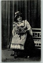 Madeleine Prella la Bouquetiere Motiv Frankreich 1908