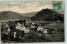 56377 W5408 Nassau , Lahn 1907 - mit Burg Nassau