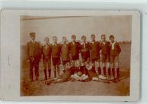 Privatfoto AK Fußballmannschaft Gebrauchsspuren